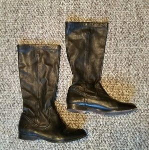 Black Cindy Slouch FRYE boots