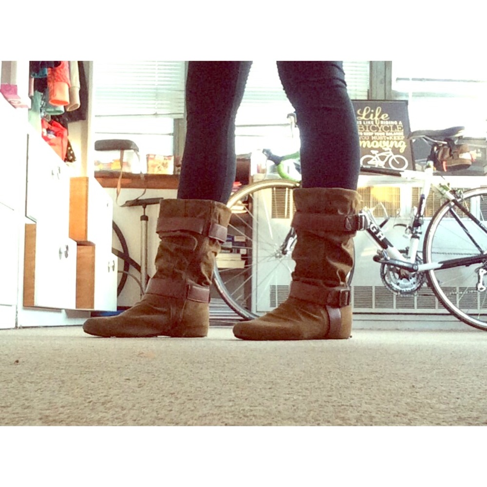 Brown Slouchy Boots