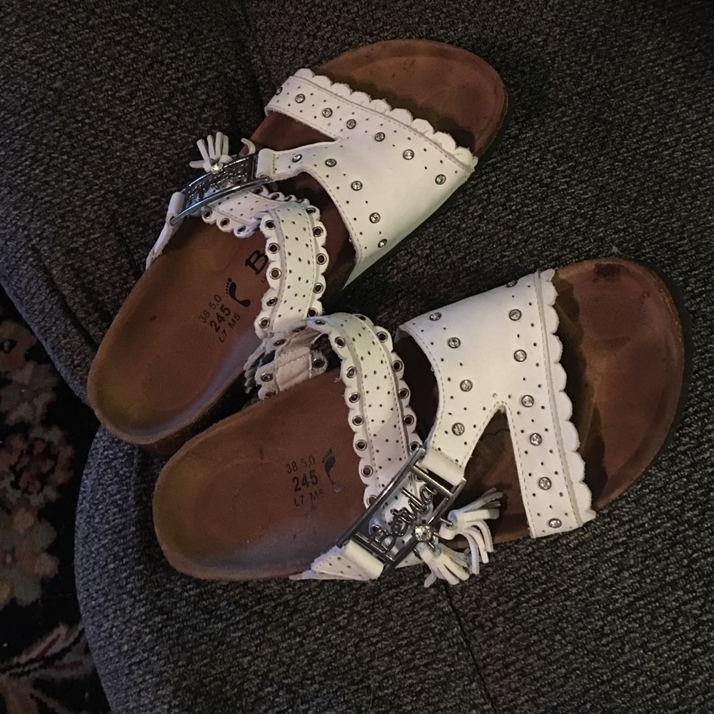 Birkenstocks white 38