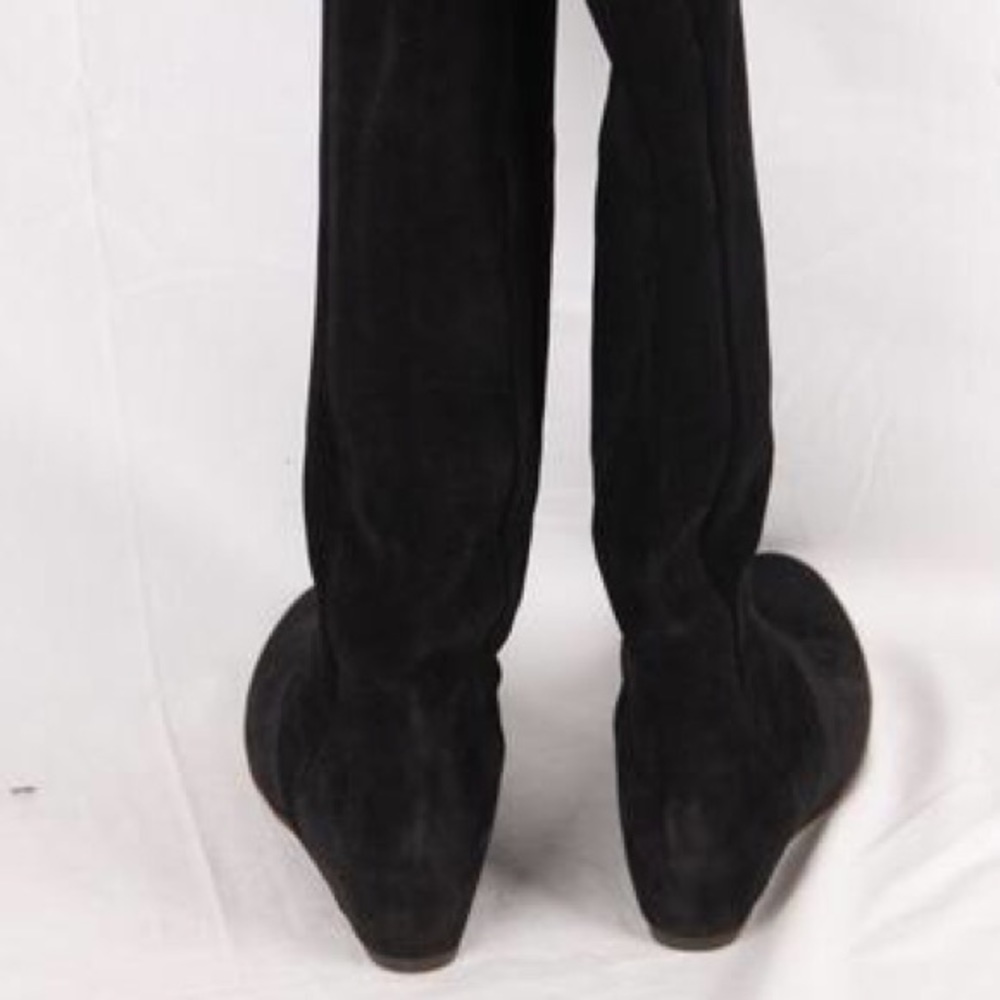 Lanvin Knee High Hidden Wedge Boots - Picture 3 of 4