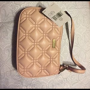 Kate spade pink quilted leather bag