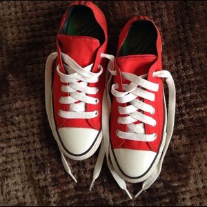Converse All Star Crayola Scarlet Red Kids Size 5