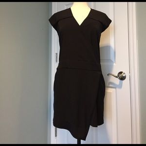 RACHEL Rachel Roy black wrap dress