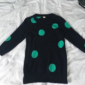 J. Crew Polka Dot Sweater