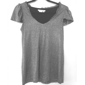 Gorgeous silver sparkley top by To The Max NWOT