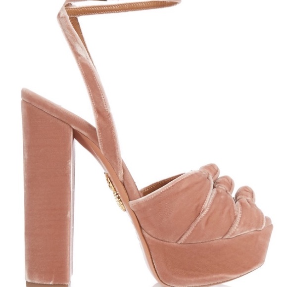 Aquazzura Shoes - NEW Aquazurra Mira Sandal - Velvet