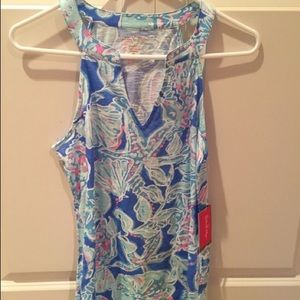 Lilly Pulitzer Arya Top Blue