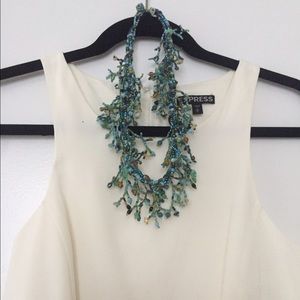 Unique beaded statement necklace!