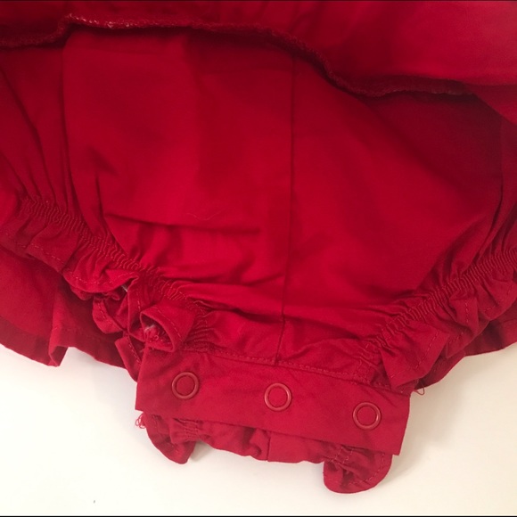 🎉SOLD🎉Gymboree red summer Romper and hat - Picture 4 of 5