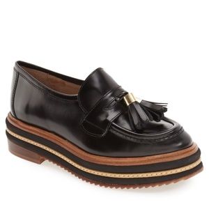 Shelly's London 'Kerena' Tassel Platform Loafer