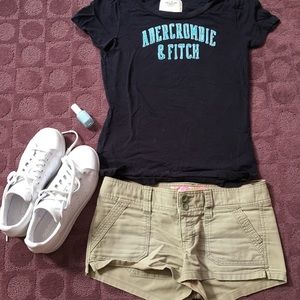 Authentic Khaki shorts by Abercrombie