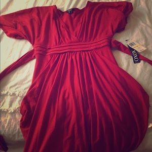 XOXO Tie Back Red Dress NWT - Size M