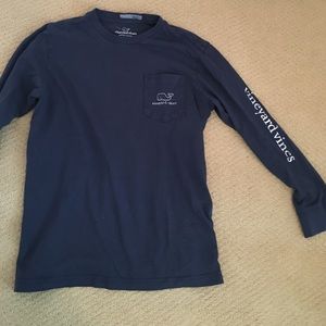 Navy Vineyard Vines Long Sleeve