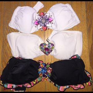 Victoria secret jewel bikini top