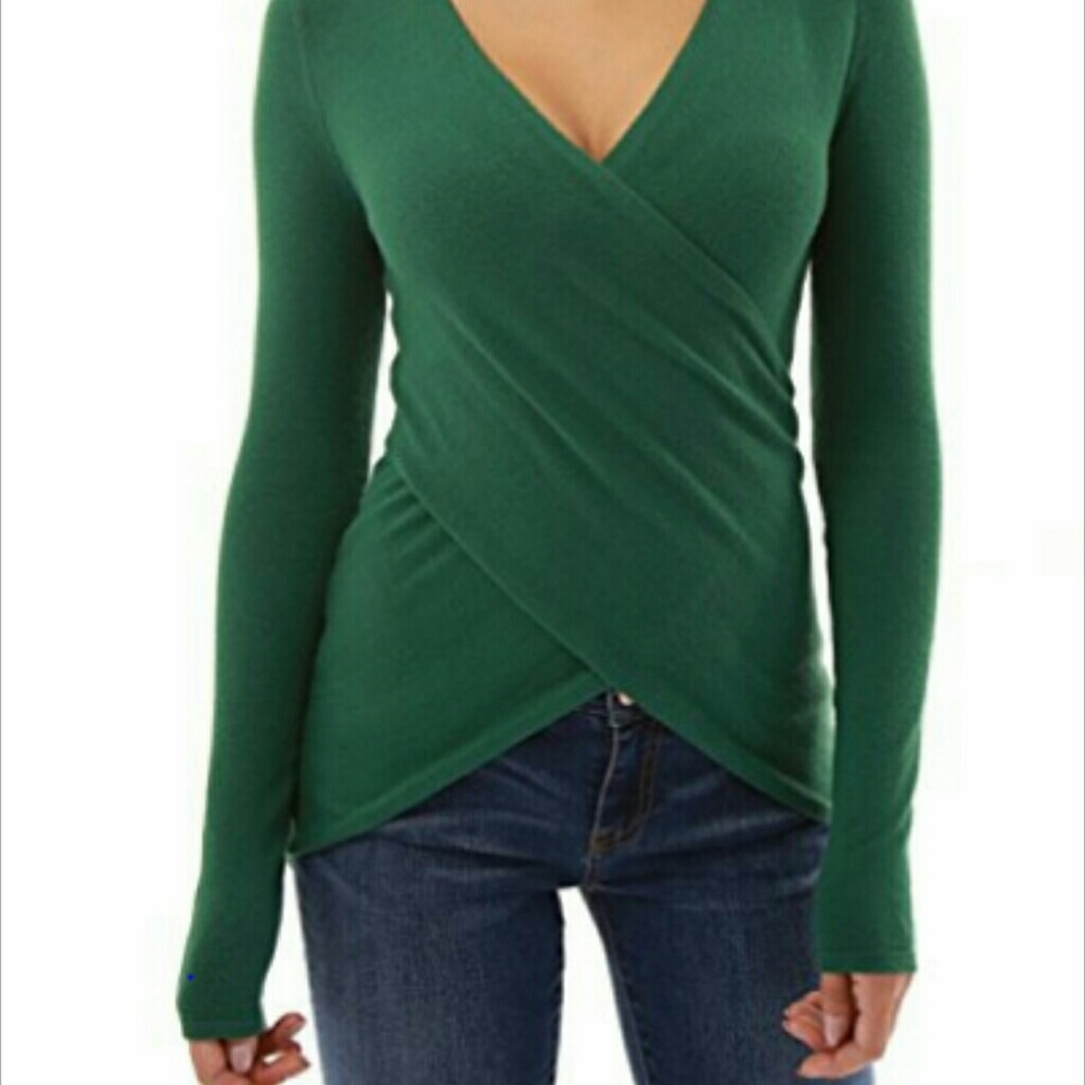 Hunter green top