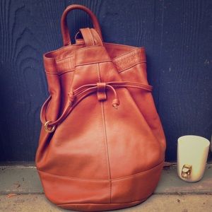 Classic leather Backpack