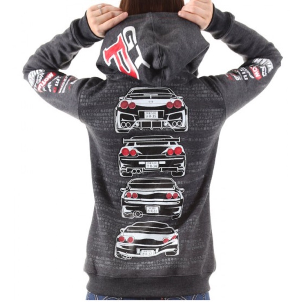 GTR skyline zippered hoodie like new!