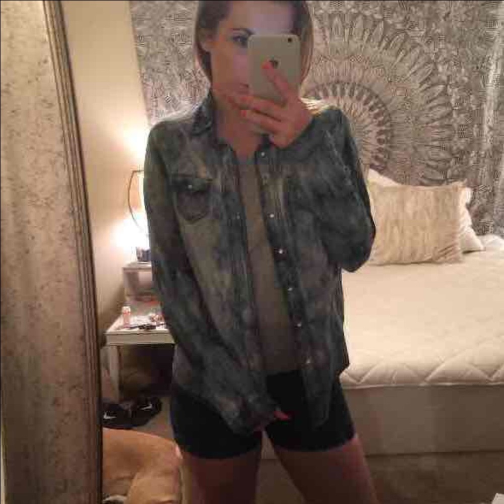 Tye dye Jean jacket