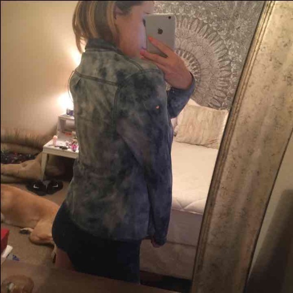 Tye dye Jean jacket - Picture 2 of 2