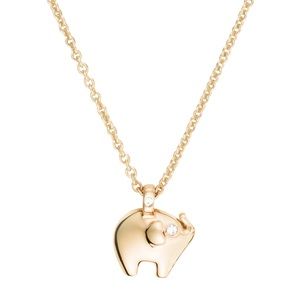 NWT KATE SPADE MINI ELEPHANT GOLD NECKLACE