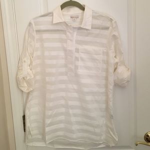 White stripe Gap Maternity shirt NWT (s)