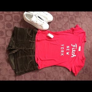 Authentic chocolate brown shorts from Abercrombie