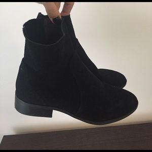 Topshop suede booties