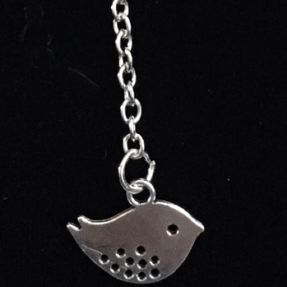 🌿SSP Interlocking Bird/Leaves Delicate Necklace - Picture 3 of 4