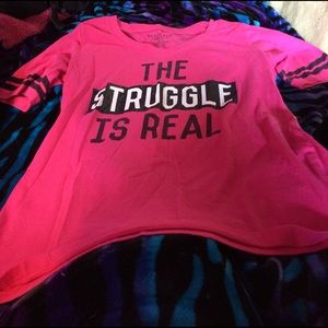 The struggle is real shirt