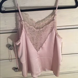 Lace and Silk tank