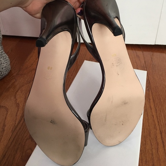 SALE! CAPARROS HARLEY GUNMETEL PEWTER HEELS - Picture 4 of 5