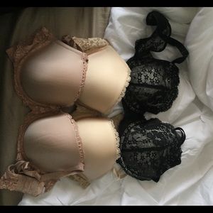 3 Victoria's Secret dream angels bras