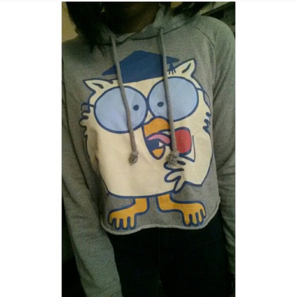 Cropped hoodie