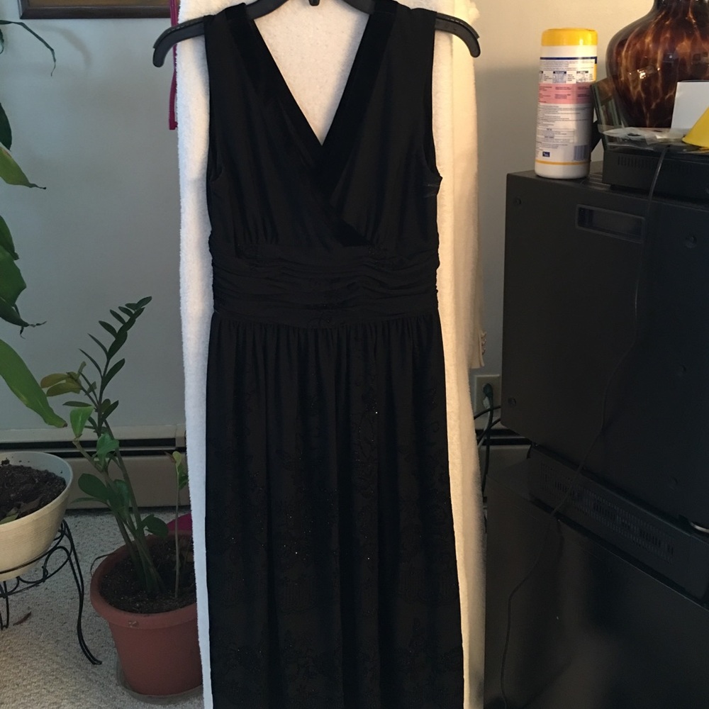 Black Sequence Dress.