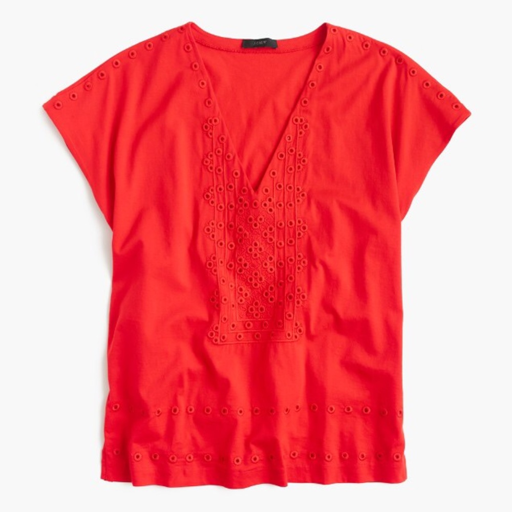 Jcrew eyelet t-shirt size XXS (fits like S)