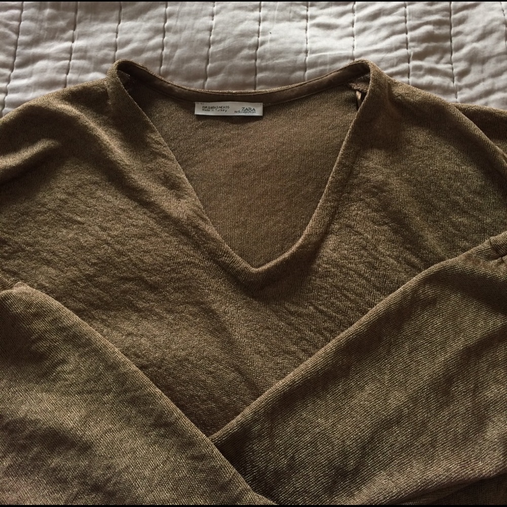 QUARTER SLEAVE ZARA TOP