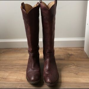 Frye Carson lug riding boots
