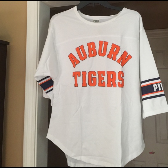 New Victoria's Secret PINK "Auburn Tigers" Shirt - Picture 1 of 4