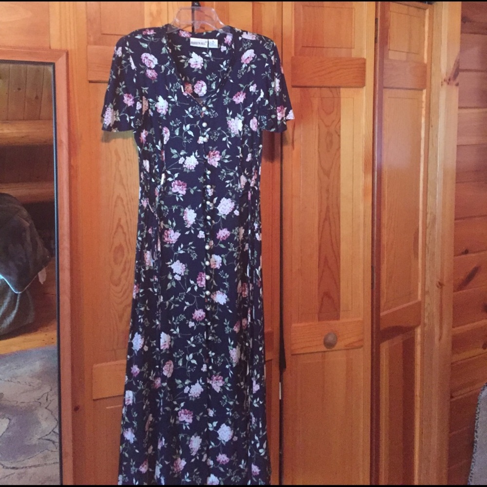 Long short sleeve dress