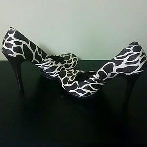 Animal print heels