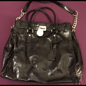 Michael Kors large black bag with shoulder strap