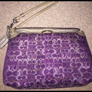 Coach wristlet