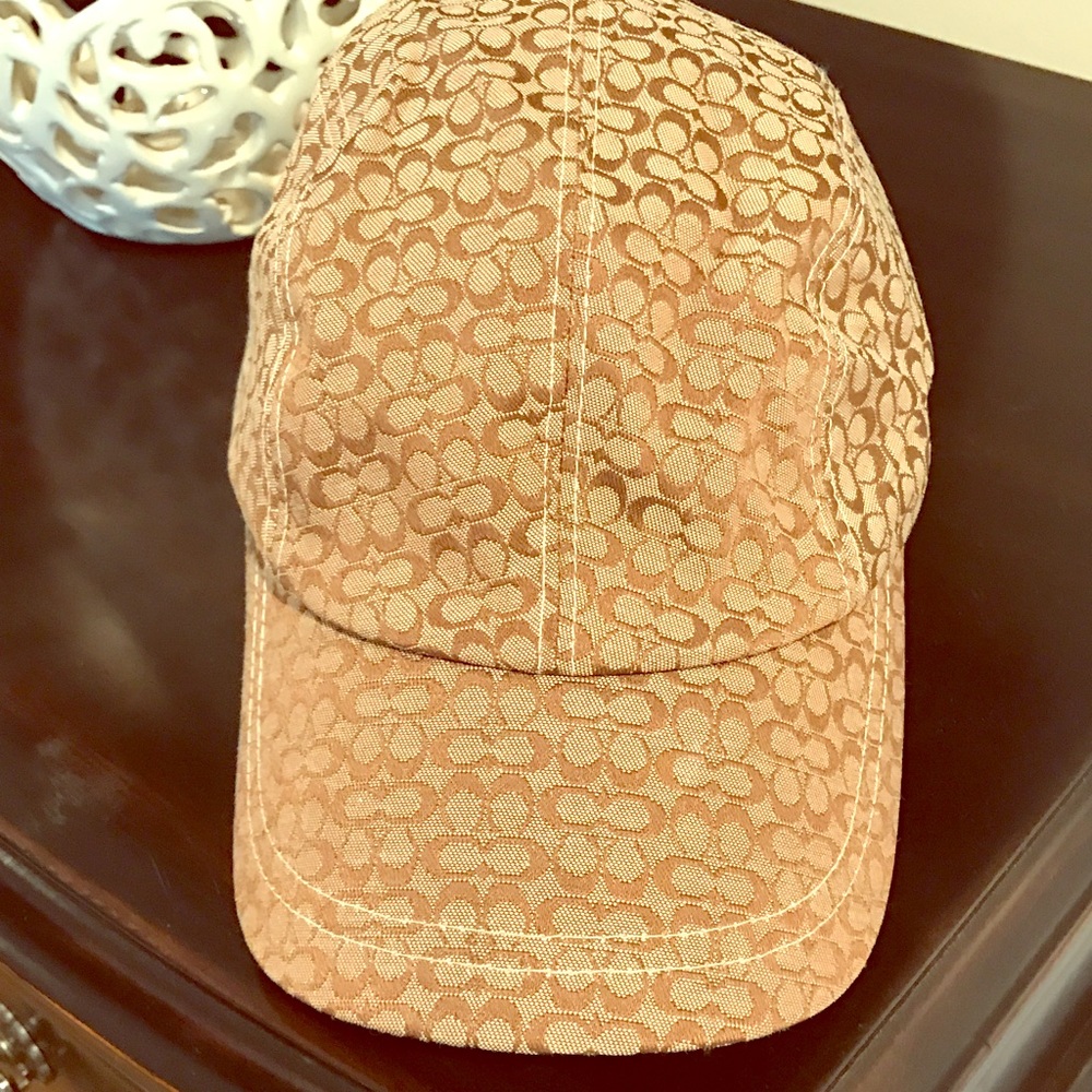 Coach signature baseball baseball cap