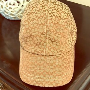 Coach signature baseball baseball cap