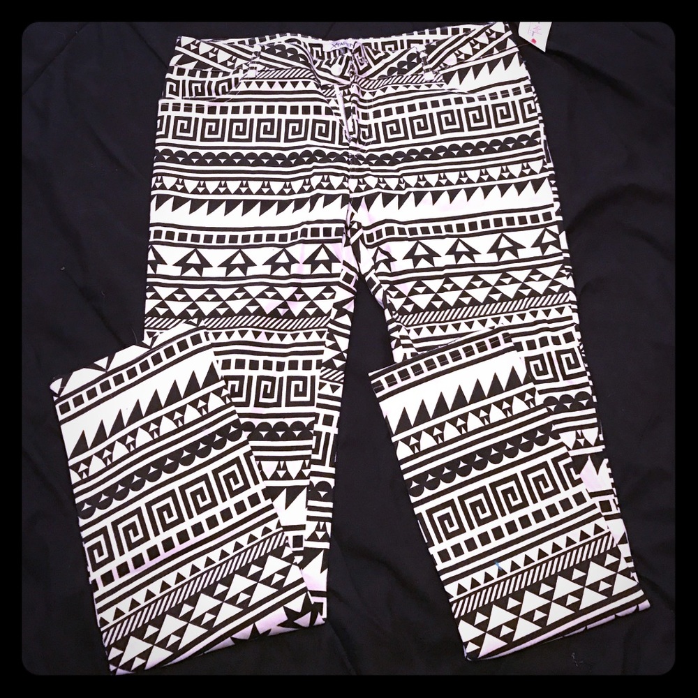 Printed jeans