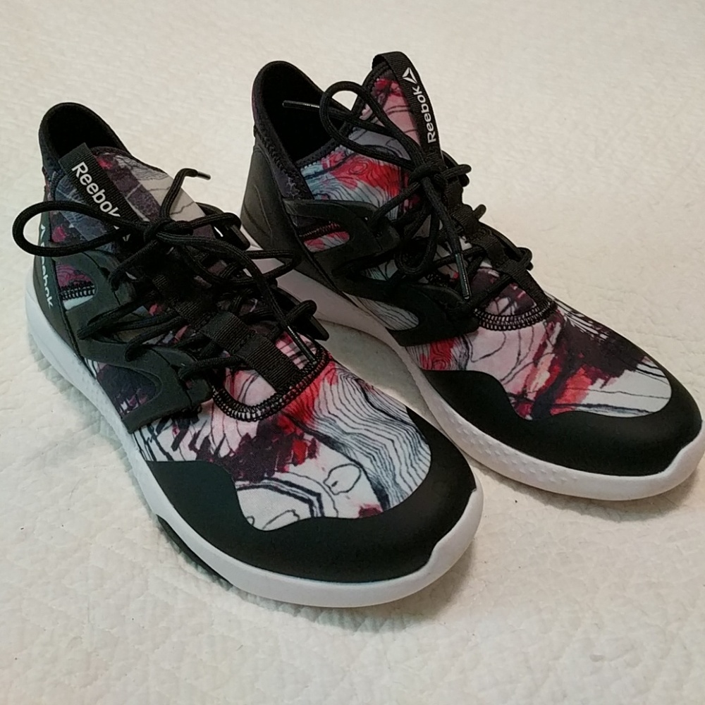 #SNEAKERGAME Reebok Hayasu watercolor print hi-top