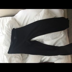 Tahari size 2 thick black legging pant w zipper