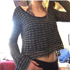 Free People cropped sweater