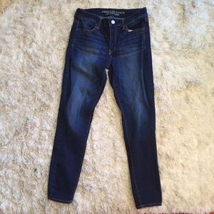 Size 6, short, American Eagle jeans, dark wash