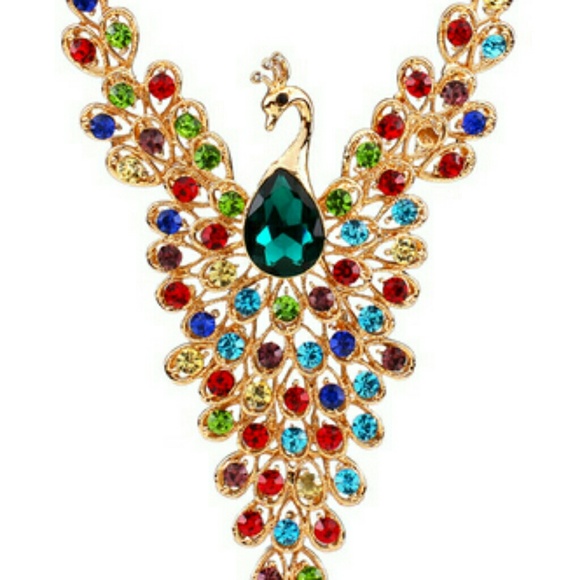 na Jewelry - Peacock necklace